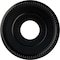 Ekena Millwork Bradford Ceiling Medallion (Fits Canopies up to 6 5/8"), 12 1/2"OD x 3 7/8"ID x 3/4"P, Jet Black CM12BRBLF - alternate 1